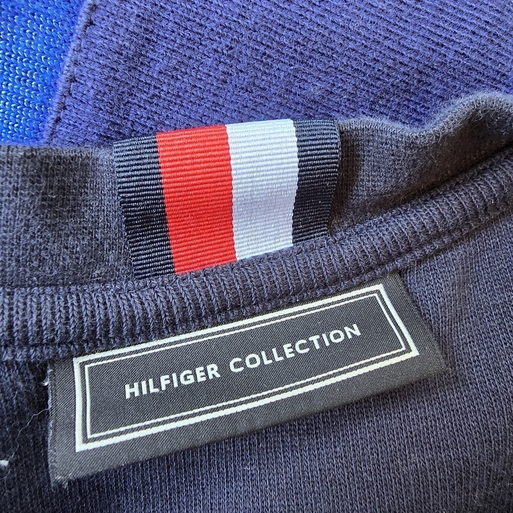 Hilfiger Collection Men's Mixed Media T-shirt Small? - Picture 4 of 8